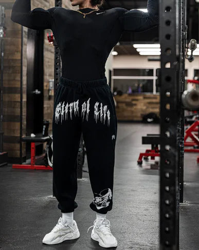 Men's Anime print gym sweats